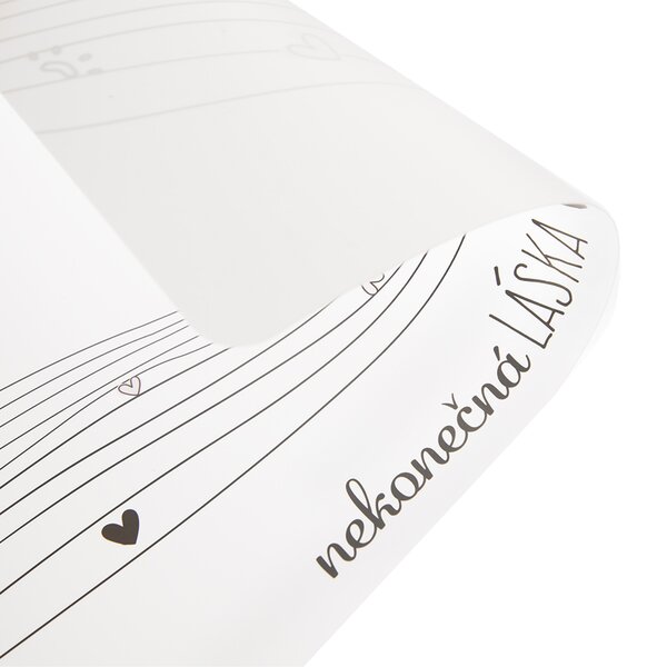 Prestieranie NEKONEČNÁ LÁSKA pes 43x28 cm