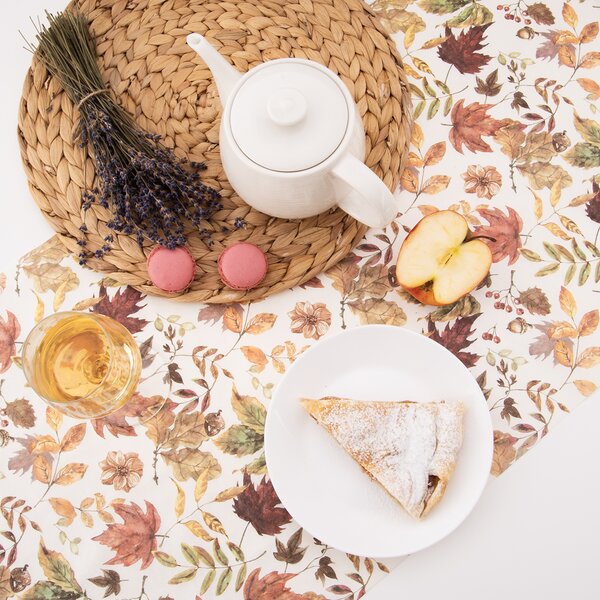 Behúň jesenné lístie 180x40 cm