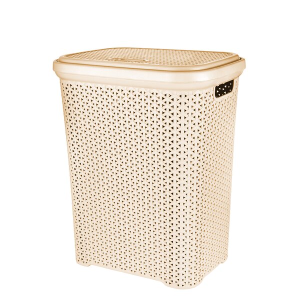 Bielizňový kôš s vekom RATAN Hobby