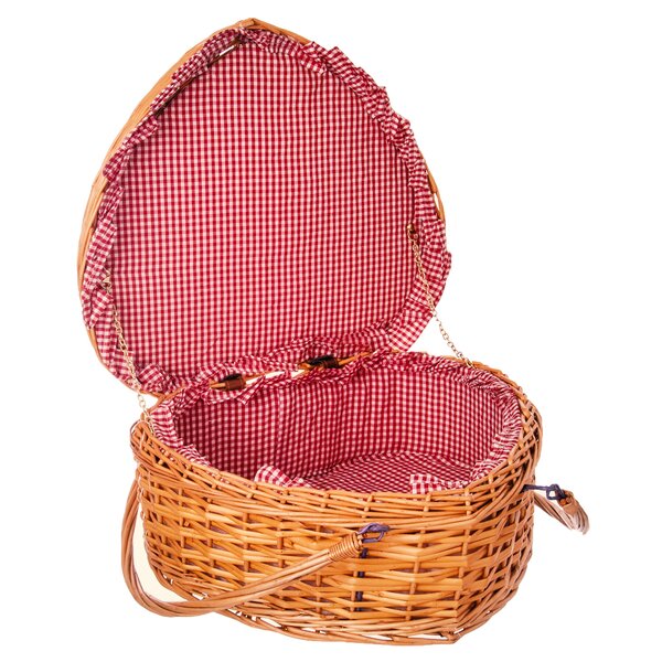 Piknikový kôš SRDCE
