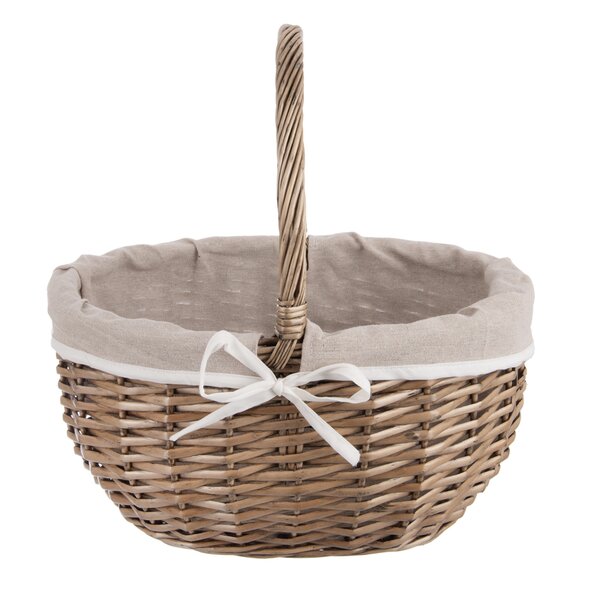 Piknikový kôš s textilnou vsadkou