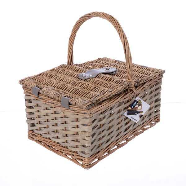 Piknikový kôš s textilnou vsadkou