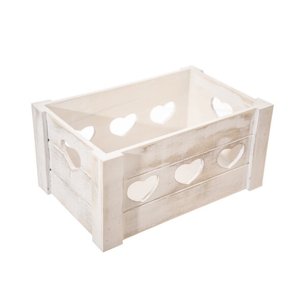 Dekoratívna bednička SRDCE 28x18x14 cm