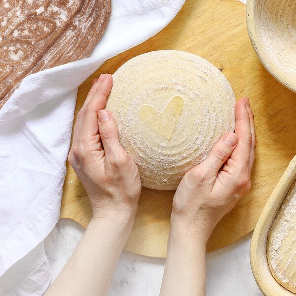 Ošatka na kysnutie SRDCE pr. 21 cm, v. 7,5 cm