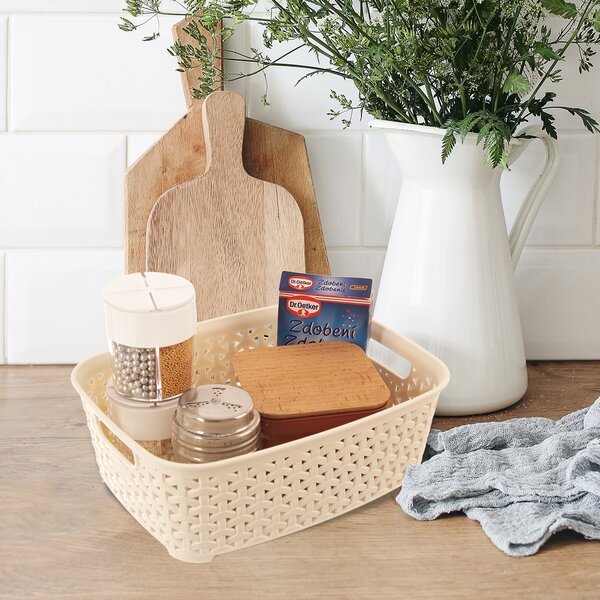 Košík RATAN 26x19x9 cm