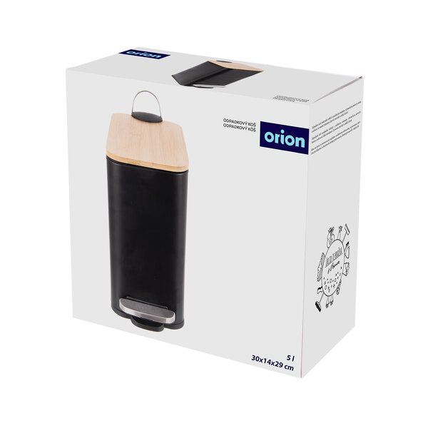 Odpadkový kôš BLACK 5 l