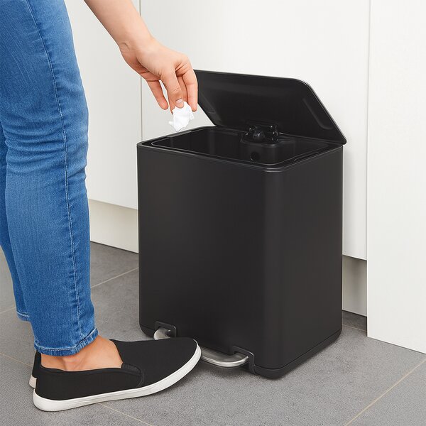 Odpadkový kôš BLACK 20 l