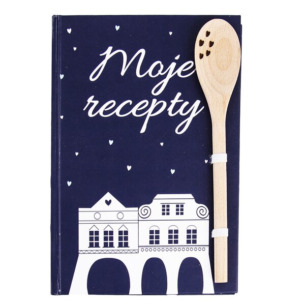 Kniha na recepty s vareškou DOMKY