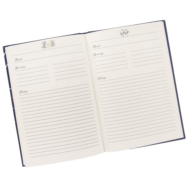 Kniha na recepty s ceruzkou LÚKA