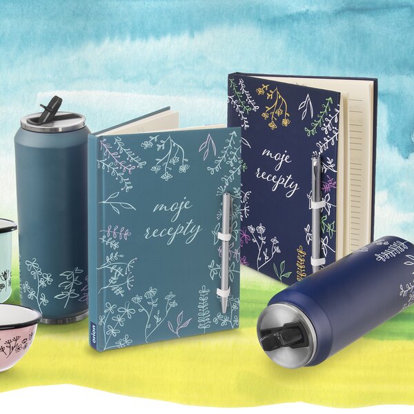 Kniha na recepty s ceruzkou LÚKA 