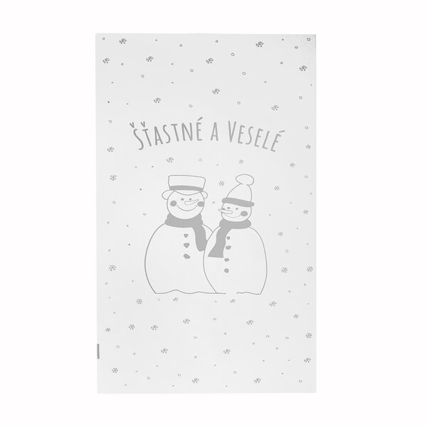 Darčekové vrecko SNEHULÁK 35x20 cm 100 ks