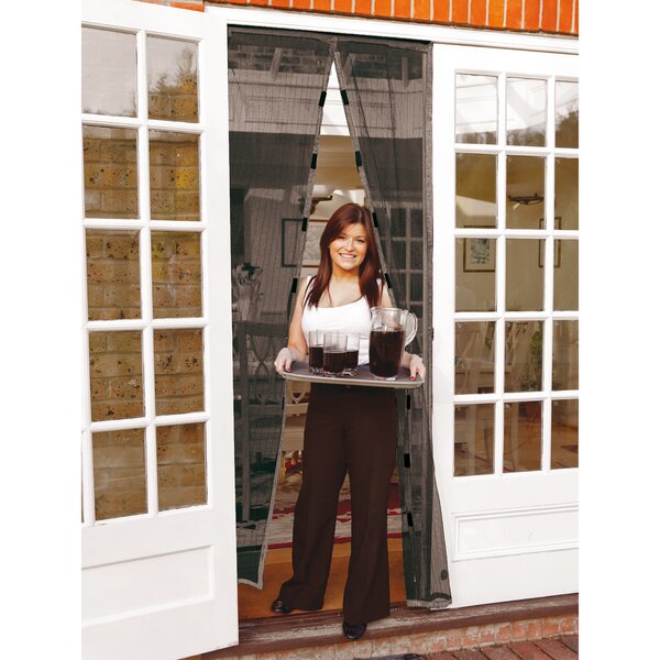 Sieť proti hmyzu dvere 100x212 cm čierna