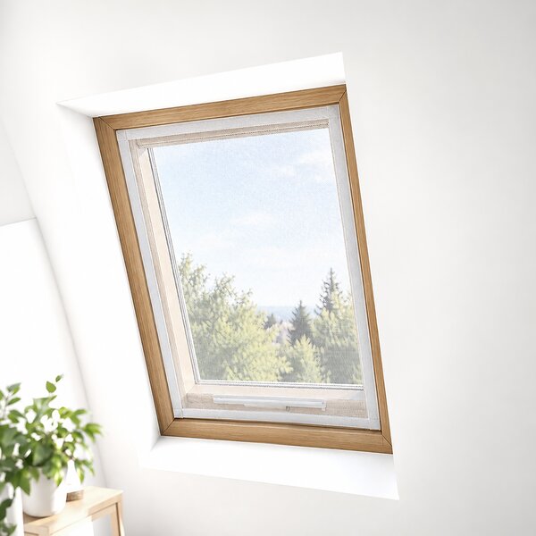Sieť proti hmyzu strešné okno 120x140 cm biela