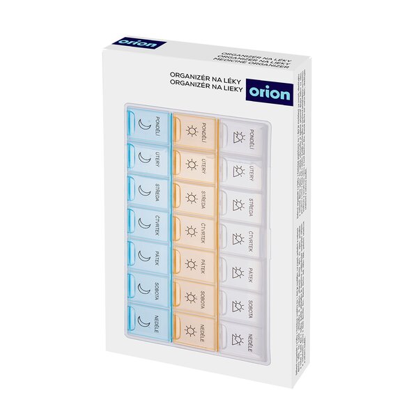 Organizér na lieky týždenný 3 sekcie