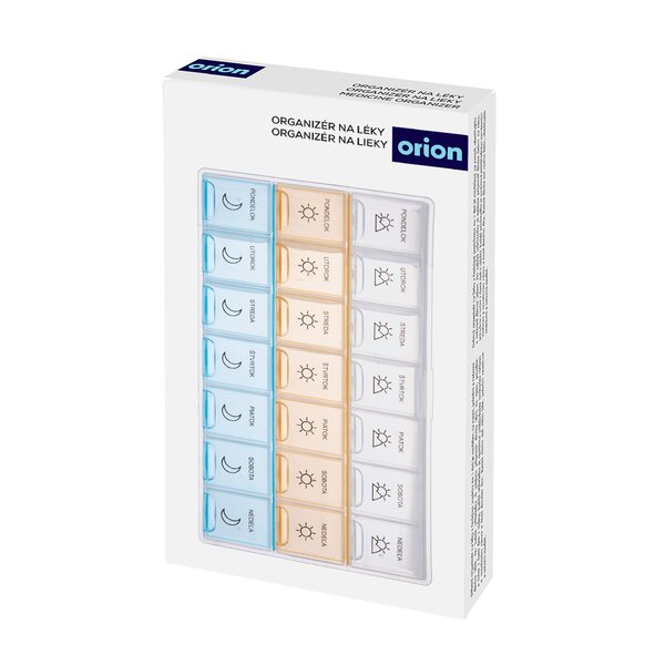 Organizér na lieky týždenný 3 sekcie