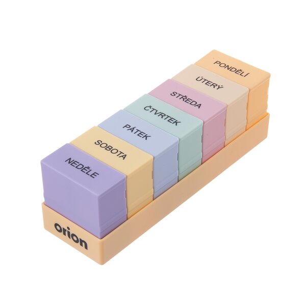 Organizér na lieky týždenný 4 sekcie