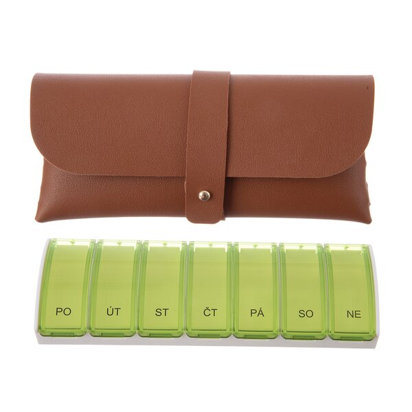 Organizér na lieky týždenný s puzdrom