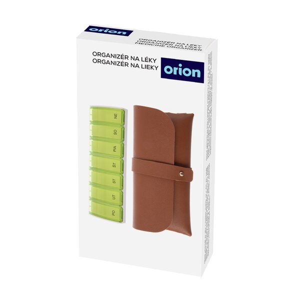 Organizér na lieky týždenný s puzdrom