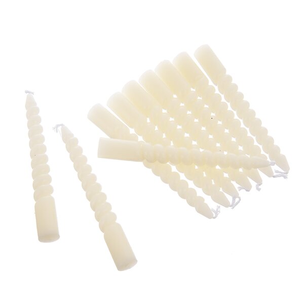 Dekoratívne sviečky 10 cm 10 ks