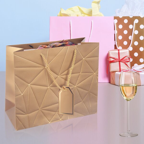 Darčeková taška mriežka 31x12x26 cm