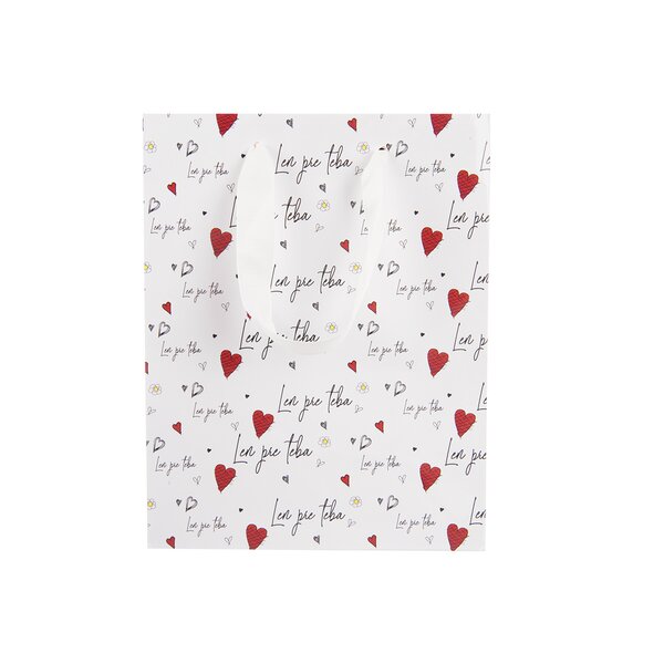 Darčeková taška Len pro teba 18x10x23 cm