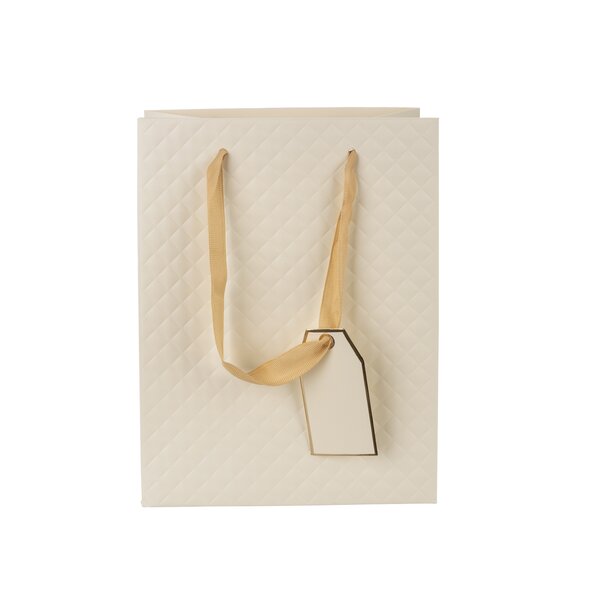 Darčeková taška quilt 18x10x23 cm