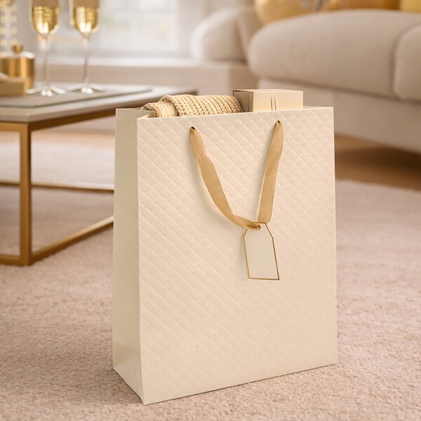 Darčeková taška quilt 30x12x41,5 cm