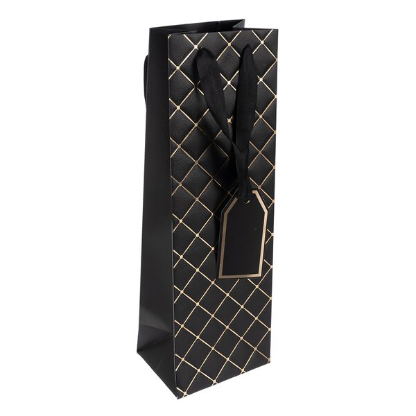 Darčeková taška quilt 12x9x36 cm