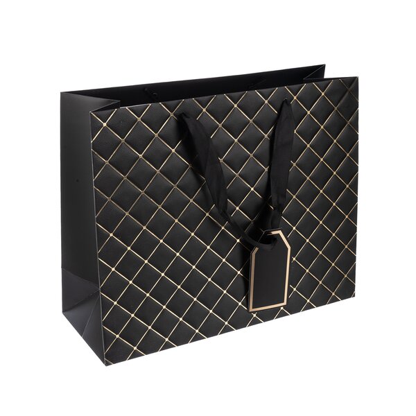 Darčeková taška quilt 32x12x26 cm