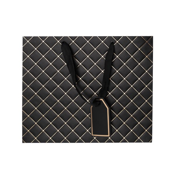 Darčeková taška quilt 32x12x26 cm