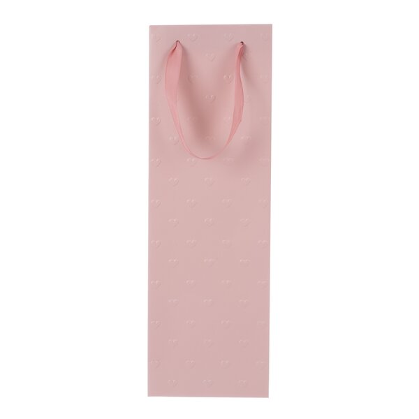 Darčeková taška vytlačované srdiečka 12x9x36 cm
