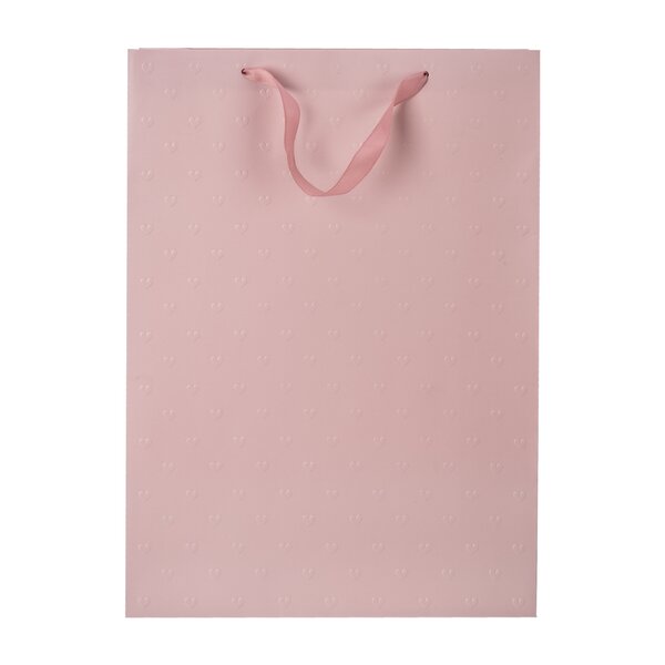 Darčeková taška vytlačované srdiečka 30,5x12x42 cm