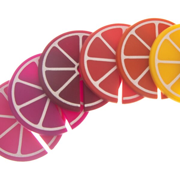 Rozlišovač na poháre citrusy 8 ks