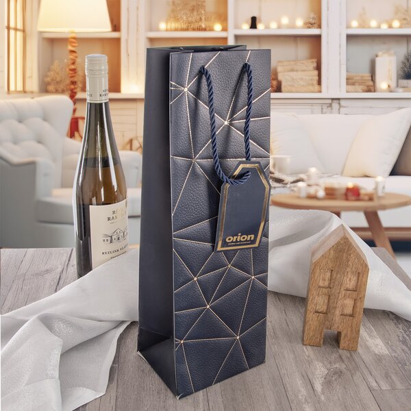 Darčeková taška mriežka 12x9x36 cm