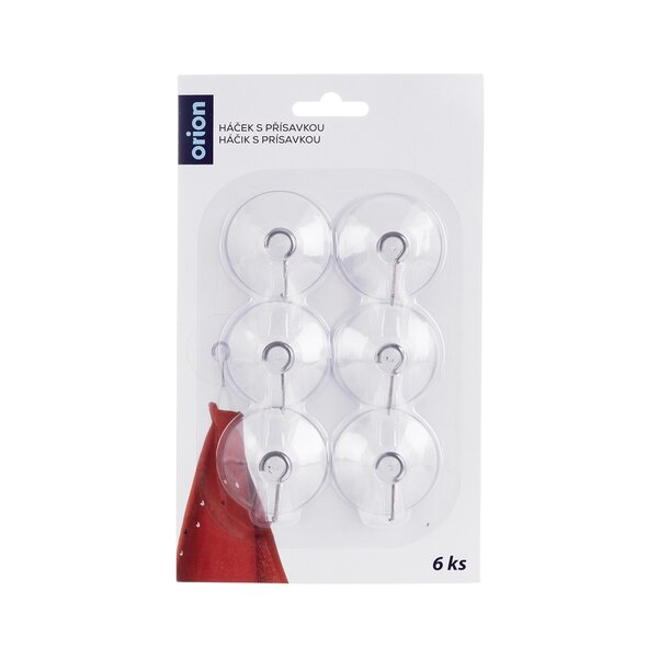 Háčik s prísavkou 6 ks