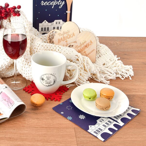 Servírovací obrúsky DOMKY