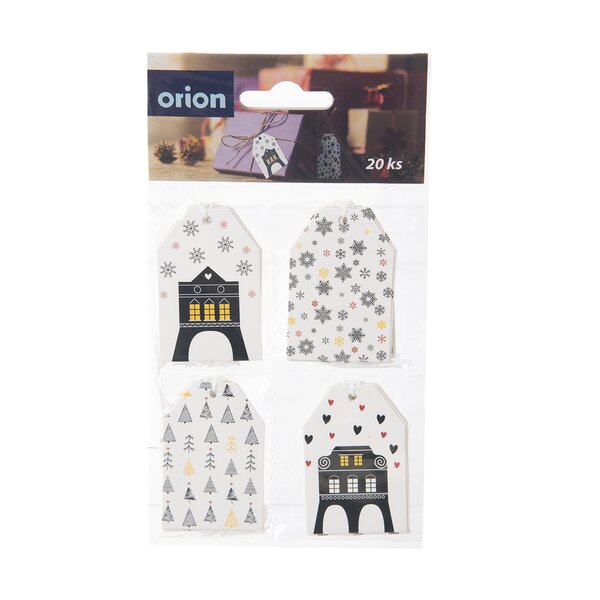 Visačky-menovka DOMKY 20 ks