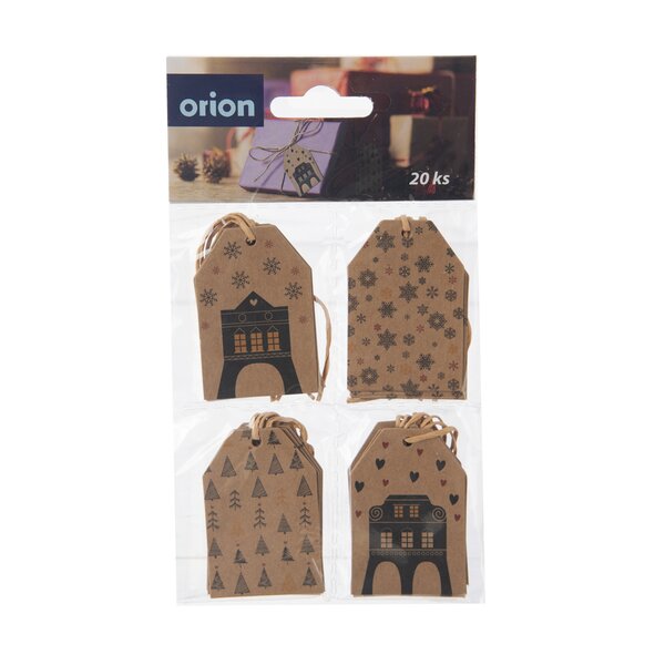 Visačky-menovka DOMKY 20 ks