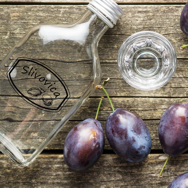 Samolepky na fľaše Slivovica