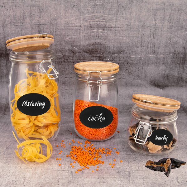 Samolepky na dózy s kriedou prázdne