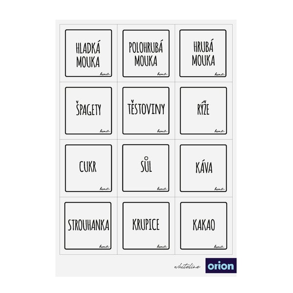 Samolepky na dózy WHITELINE