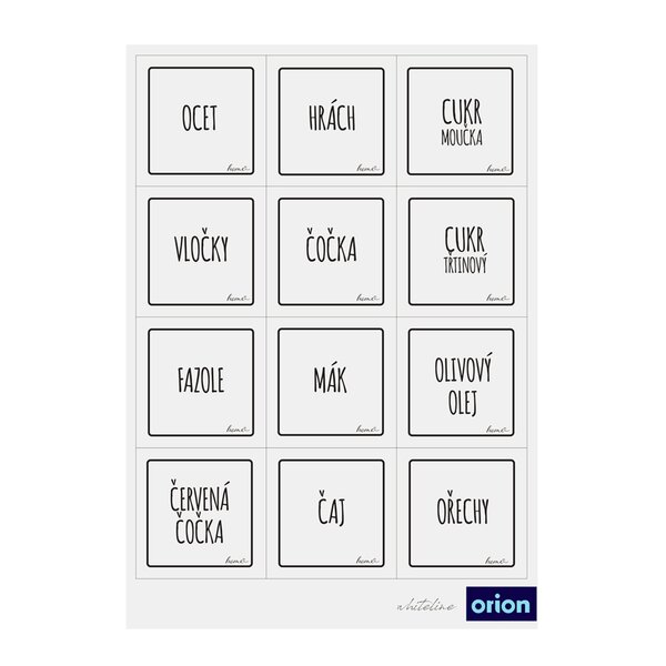 Samolepky na dózy WHITELINE