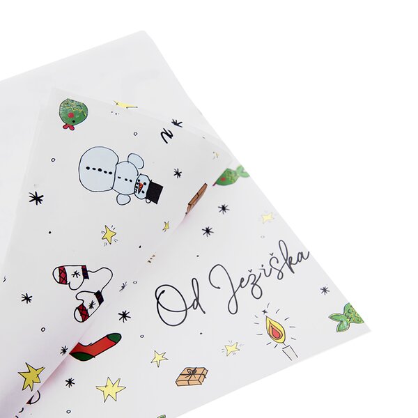 Vianočný baliaci papier Od Ježiška 500x70 cm
