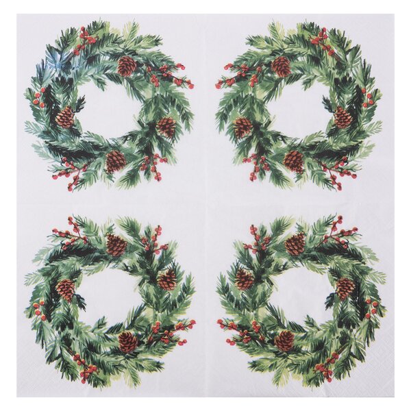 Servírovacie obrúsky veniec