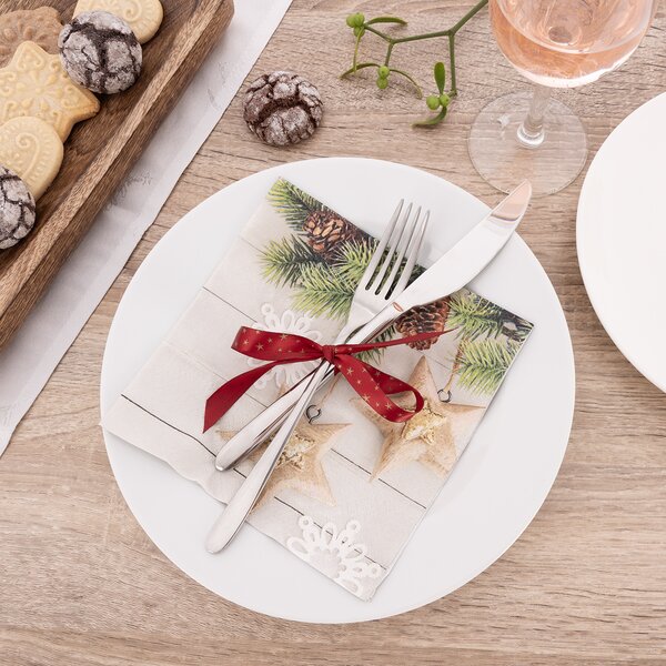 Servírovacie obrúsky hviezdy