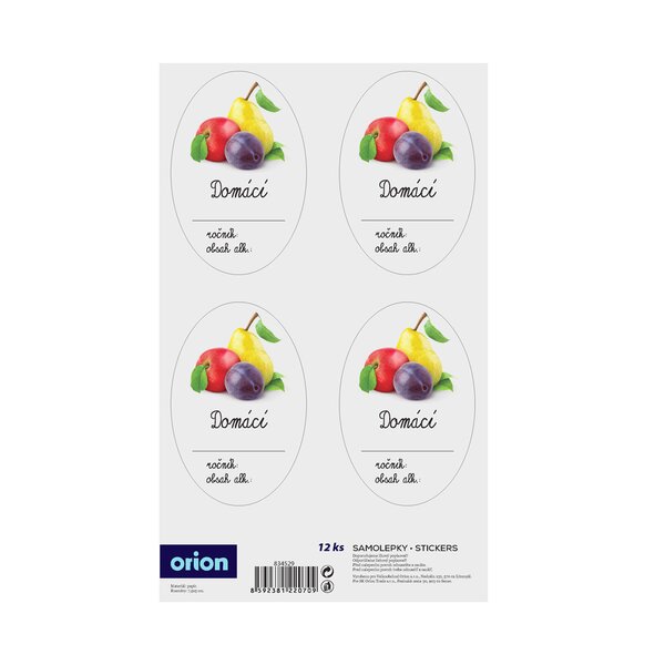 Samolepky na fľaše Domáca pálenka