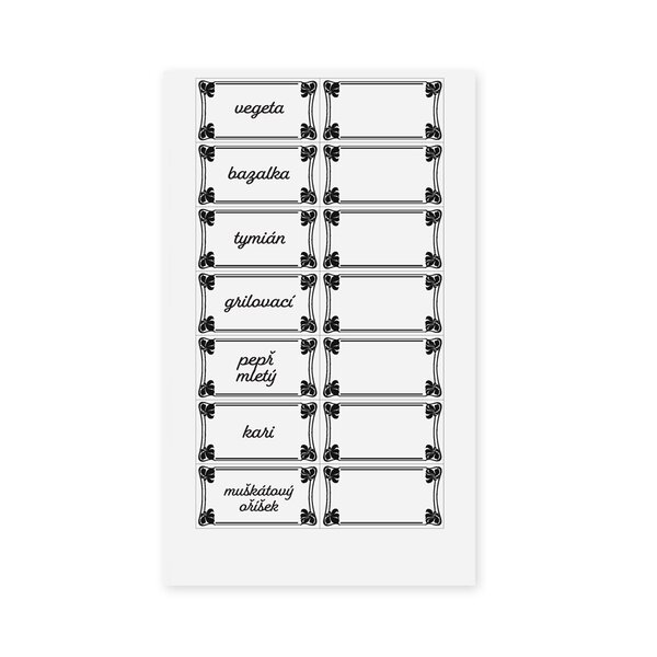 Samolepky na koreničky