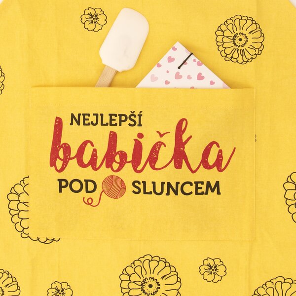 Kuchynská zástera NEJLEPŠÍ BABIČKA