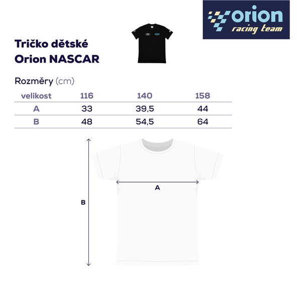 Tričko detské Orion NASCAR veľ. 158