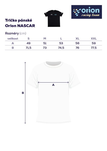 Tričko pánske Orion NASCAR veľ. XXL